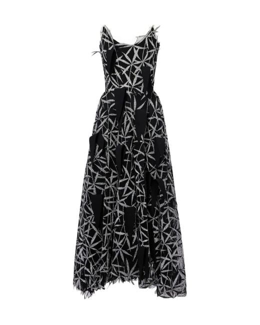Maticevski Black Axis Embellished Gown