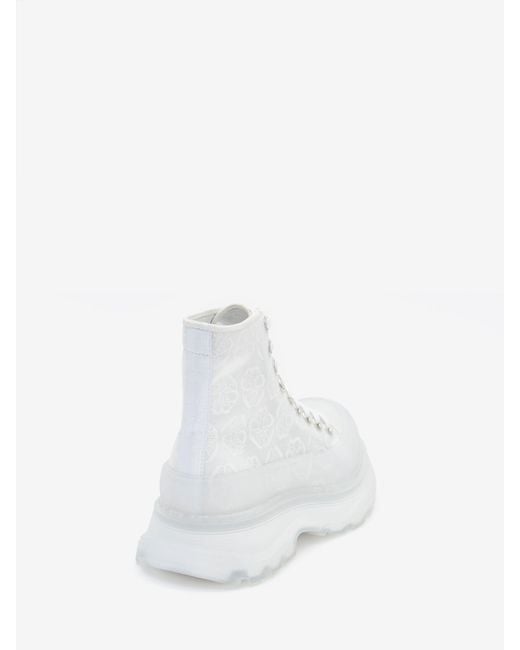 McQueen White Tread Slick Boots