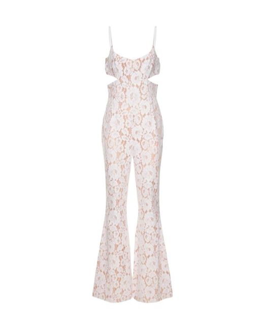 Michael Kors White Lace Jumpsuit