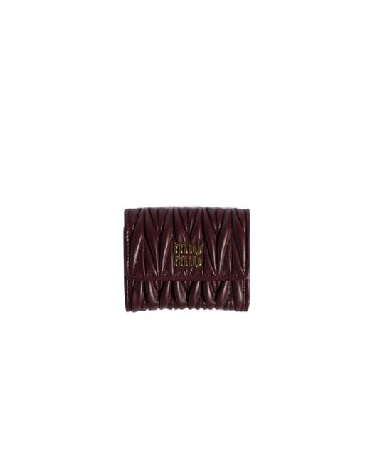 Miu Miu Multicolor Minuteria Matelassé Wallet