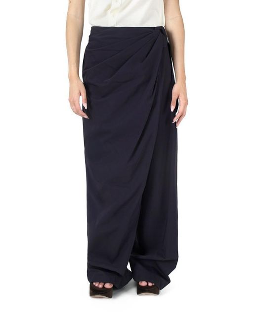 J.W. Anderson Blue Knotted Casual Pants