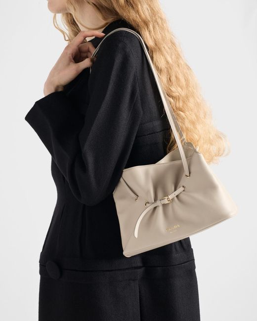 Prada Natural Dada Small Nappa Leather Bag