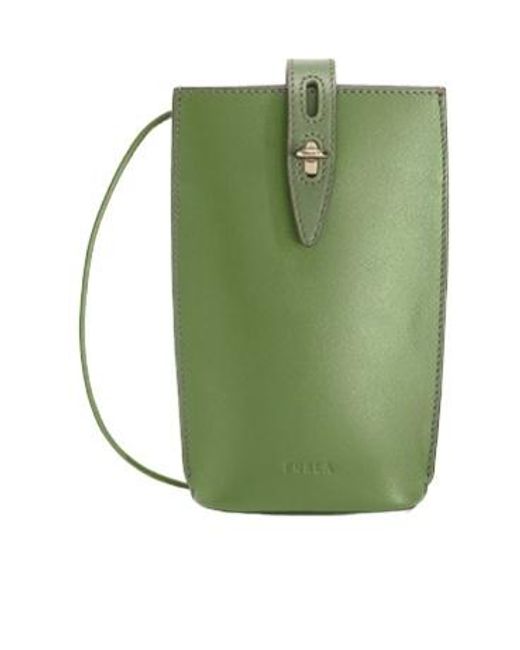 Furla Green Logo Shoulder Bag