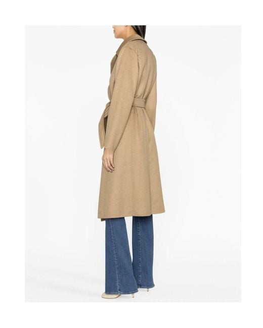 Max Mara Natural Manuela Icon Belted Coat
