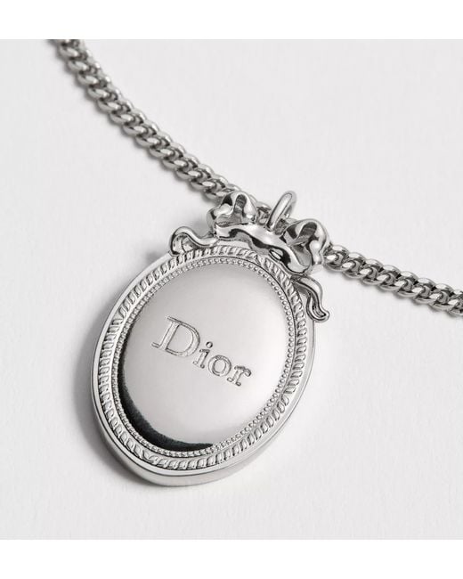 Dior Metallic Médaillon Pendant Necklace for men