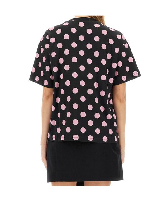 Moschino Black Teddy Bear Printed Jersey T-Shirt