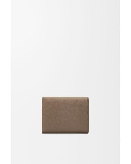 Loewe Brown Anagram Trifold Wallet