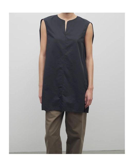 The Row Black Owen Top