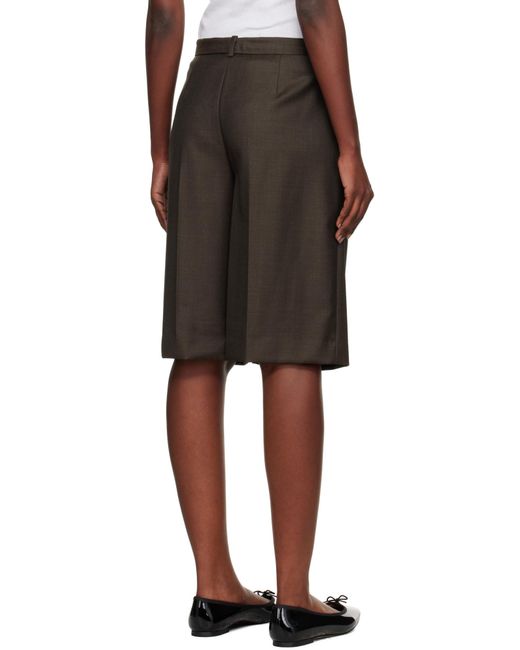 Loulou de Saison Gray Adler Tailored Shorts