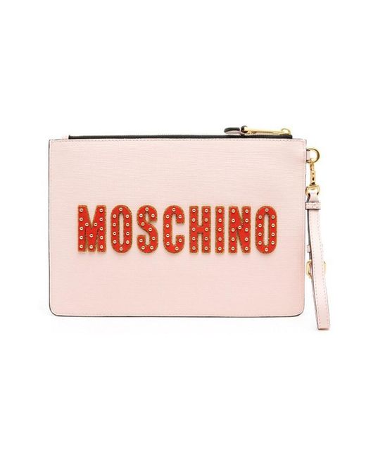 Moschino Pink Teddy Bear With Bag