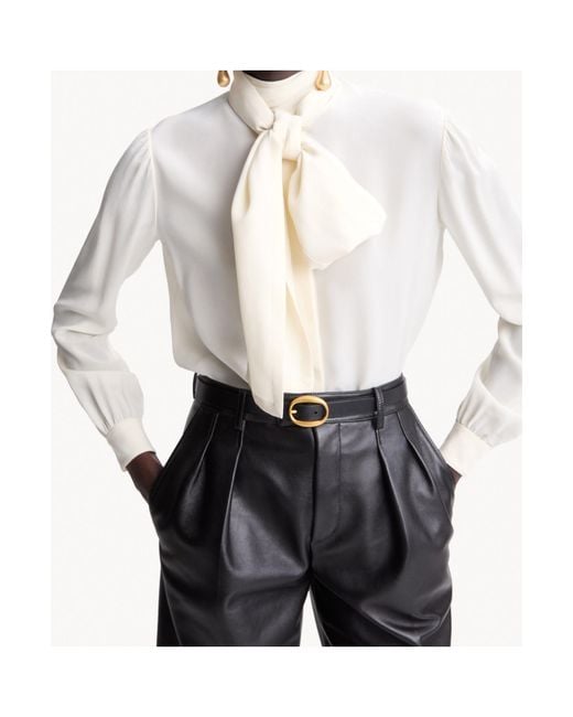 Saint Laurent Natural Translucent Shirt