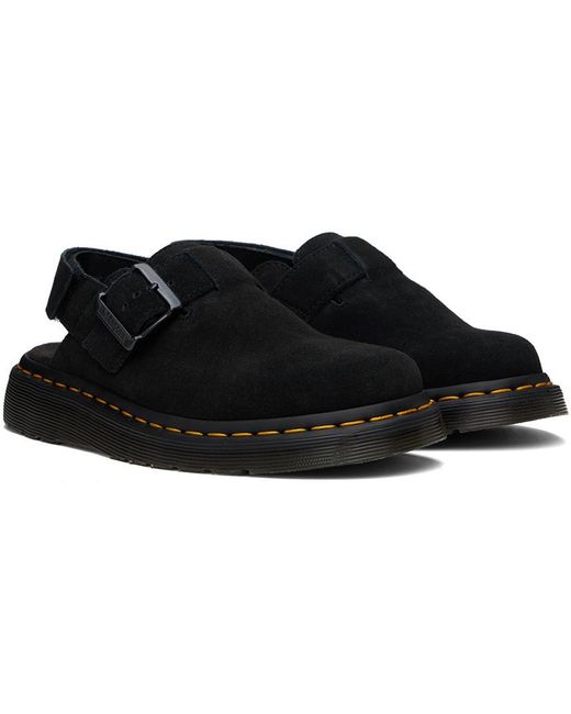 Dr. Martens Black Jorge Ii Slingback Mules for men
