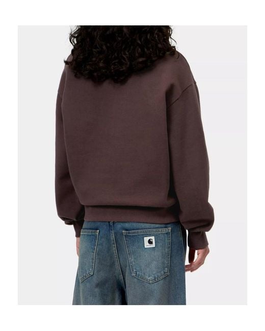 Carhartt Purple Casey High Neck Sweatshirt