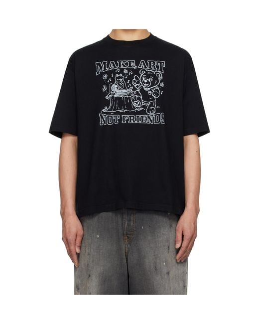 Ambush Black Make Art T-Shirt for men