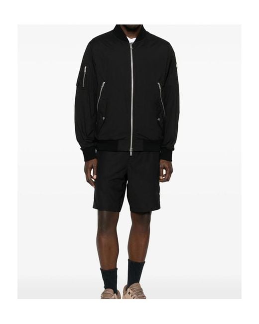 Moose Knuckles Black Courville Bomber Jacket for men