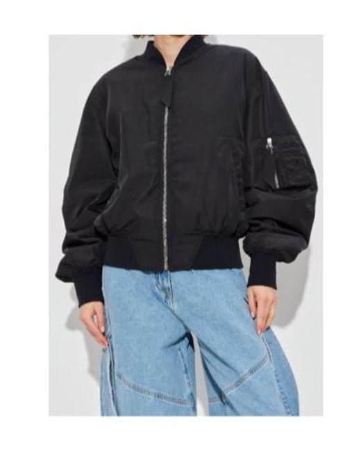 The Attico Black Bomber Jackets