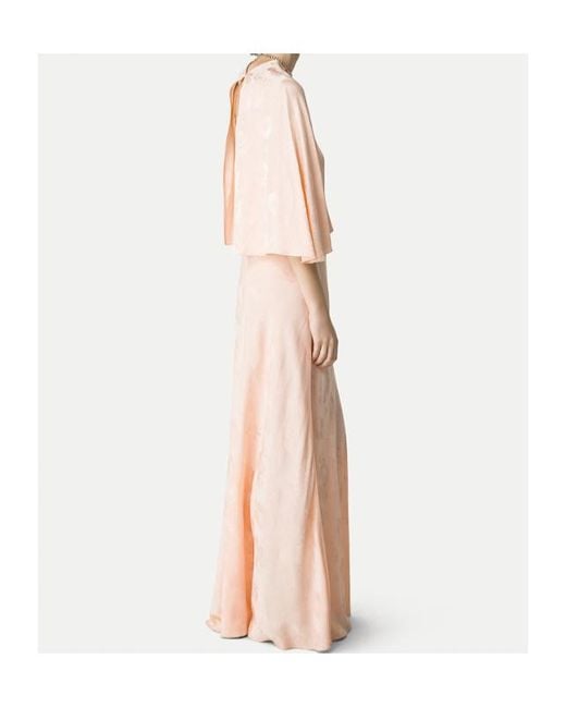 Forte_forte Pink Overlay-Floral Maxi Dress