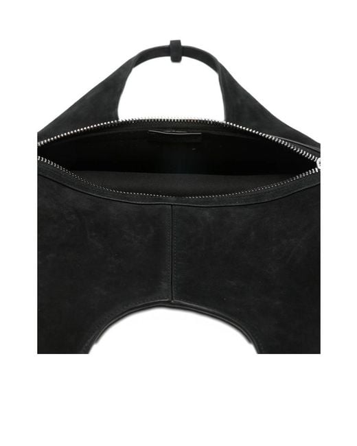 Coperni Black Suede Tote Bag