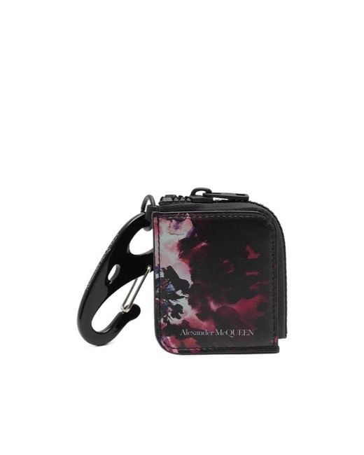 McQueen Black Zip Wallet