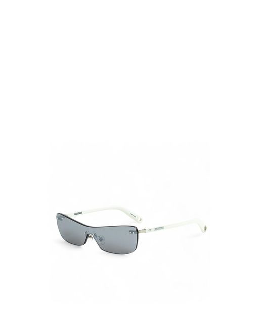 Jacquemus White X Linda Farrow Mirada Cat Eye Sunglasses for men