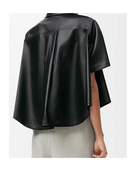 Loewe Black Short Sleeve Trapeze Shirt