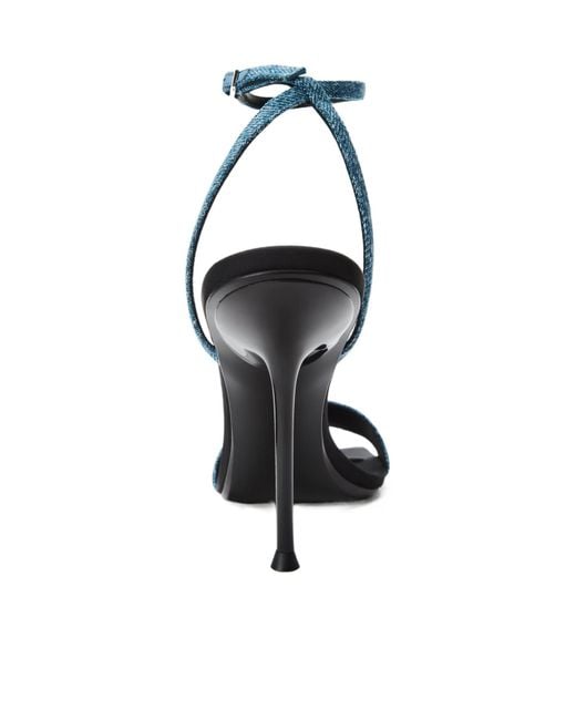 Alexander Wang Blue Julie Billboard Heeled Sandals