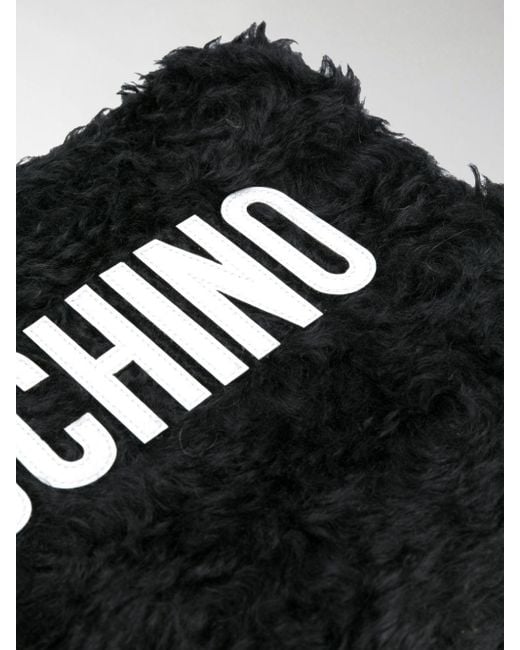 Moschino Black Logo Clutch