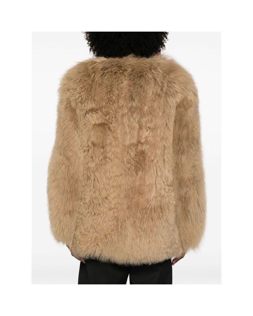 Prada Natural Shearling Jacket