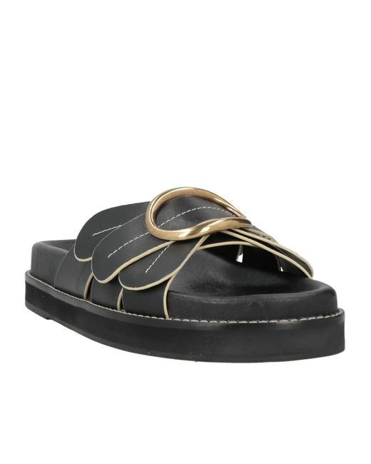 Farm Rio Brown Leather Sandals