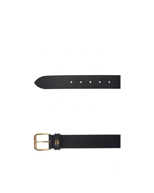 Gucci Black G Logo Plaque Buckle Belt for men