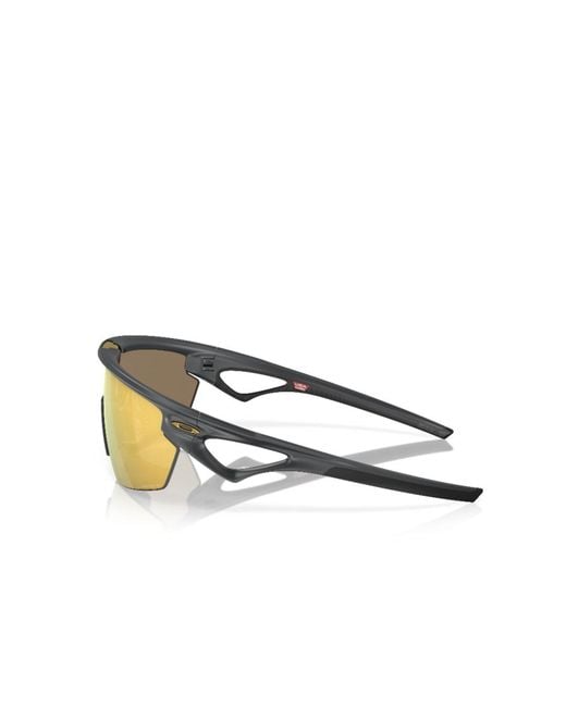 Oakley Metallic Sphaera Shield Frame Sunglasses for men