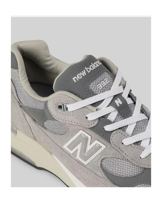 New Balance Gray 992 Core Sneakers for men