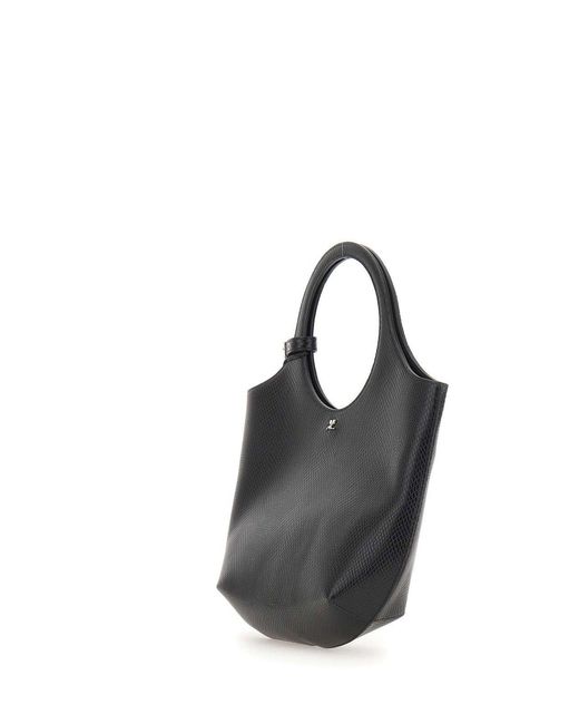 Courreges Black Courrèges Holy Viper Medium Tote Bag