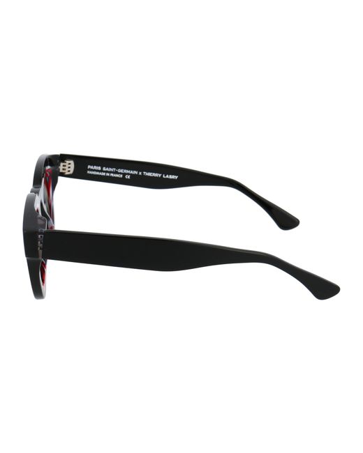 Thierry Lasry White Marbled-Effect Sunglasses