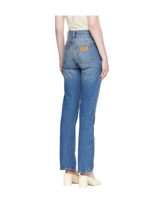 MM6 by Maison Margiela Blue Slim 5-Pocket Jeans