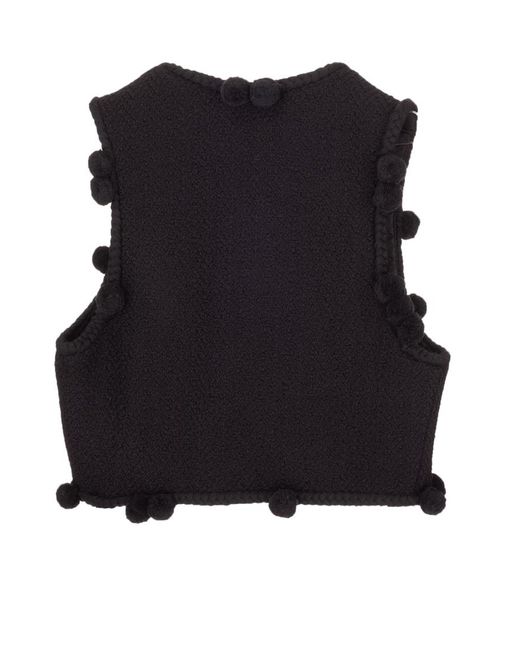 Céline Black Folk Vest