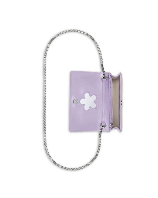 Marc Jacobs Purple The Glam Mirror Mini Handbag
