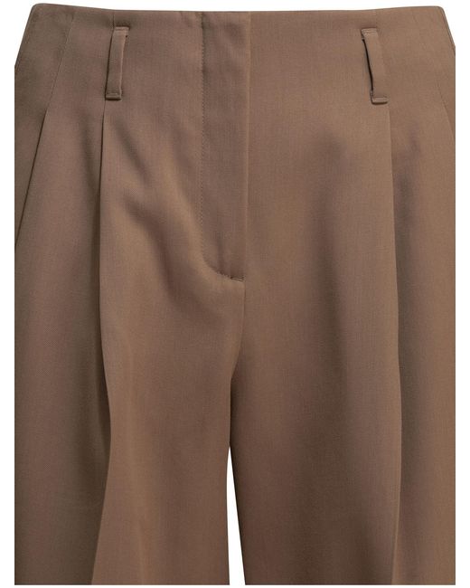 Golden Goose Deluxe Brand Brown Straight-Leg Tailored Pants