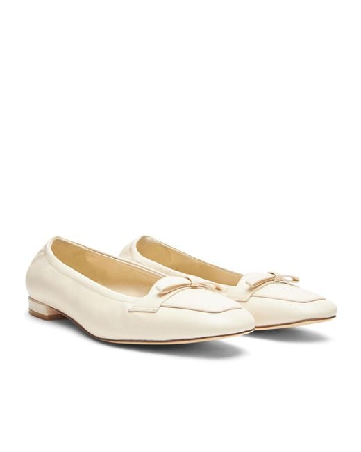 Stuart Weitzman Natural Tully Ballet Shoes