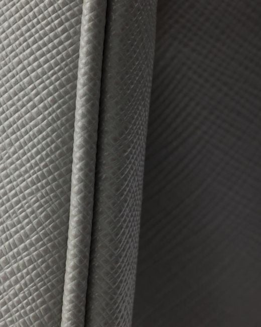Prada Gray Galleria Medium Saffiano Leather Bag