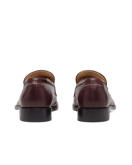 MM6 by Maison Martin Margiela Brown New Classic Stitch Moccasins