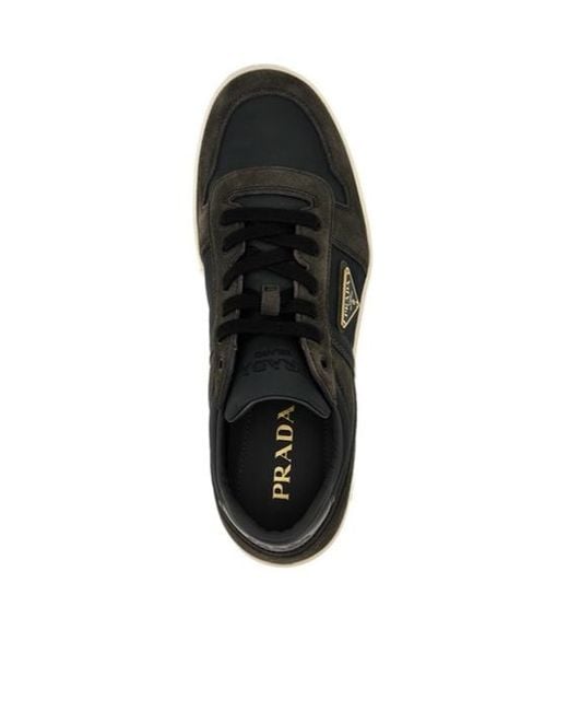 Prada Black Downtown Sneakers for men