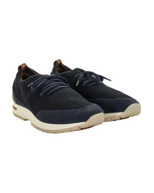 Loro Piana Blue Flexy Walk Sneakers for men