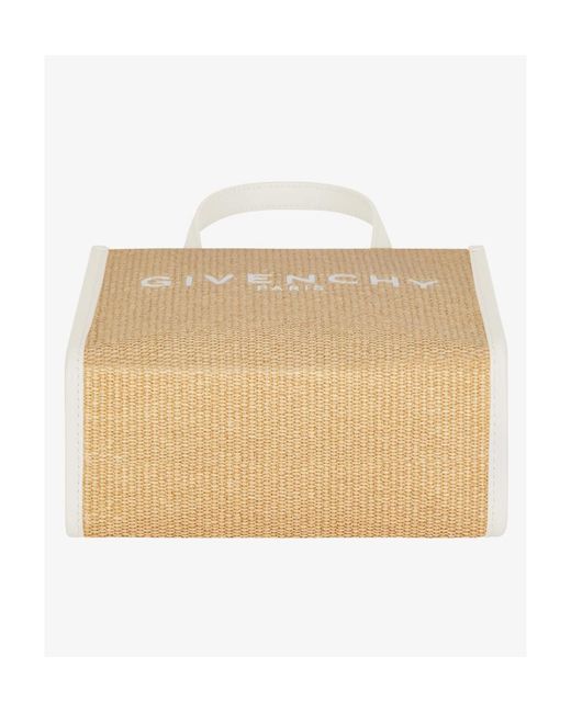 Givenchy Natural Embroidered-Logo Tote Bag