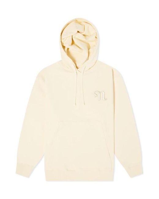 Nanushka Natural Logo Embroidered Hoodie