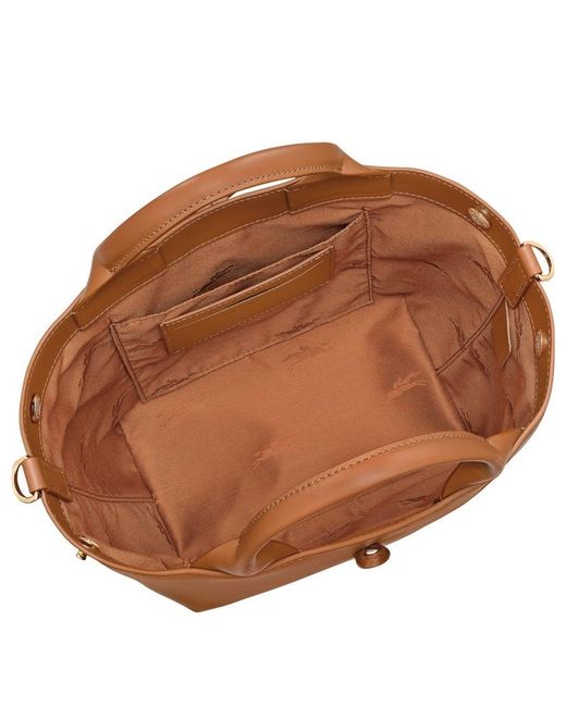 Longchamp Brown Le Roseau S Handbag
