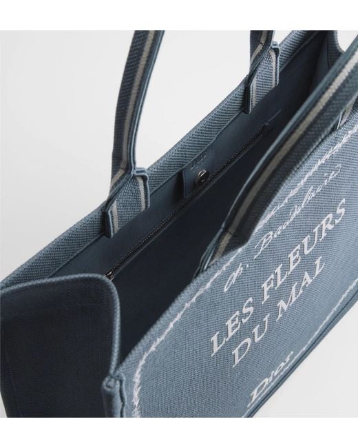 Dior Blue Large Book Tote for men
