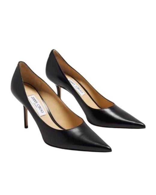 Jimmy Choo Black Love 85 Pointed-Toe Pumps