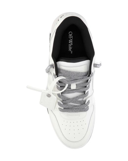 Off-White c/o Virgil Abloh White Round Toe Lace-Up Sneakers for men