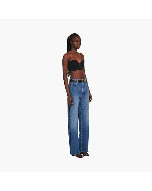 Miu Miu Blue Five-Pocket Denim Jeans